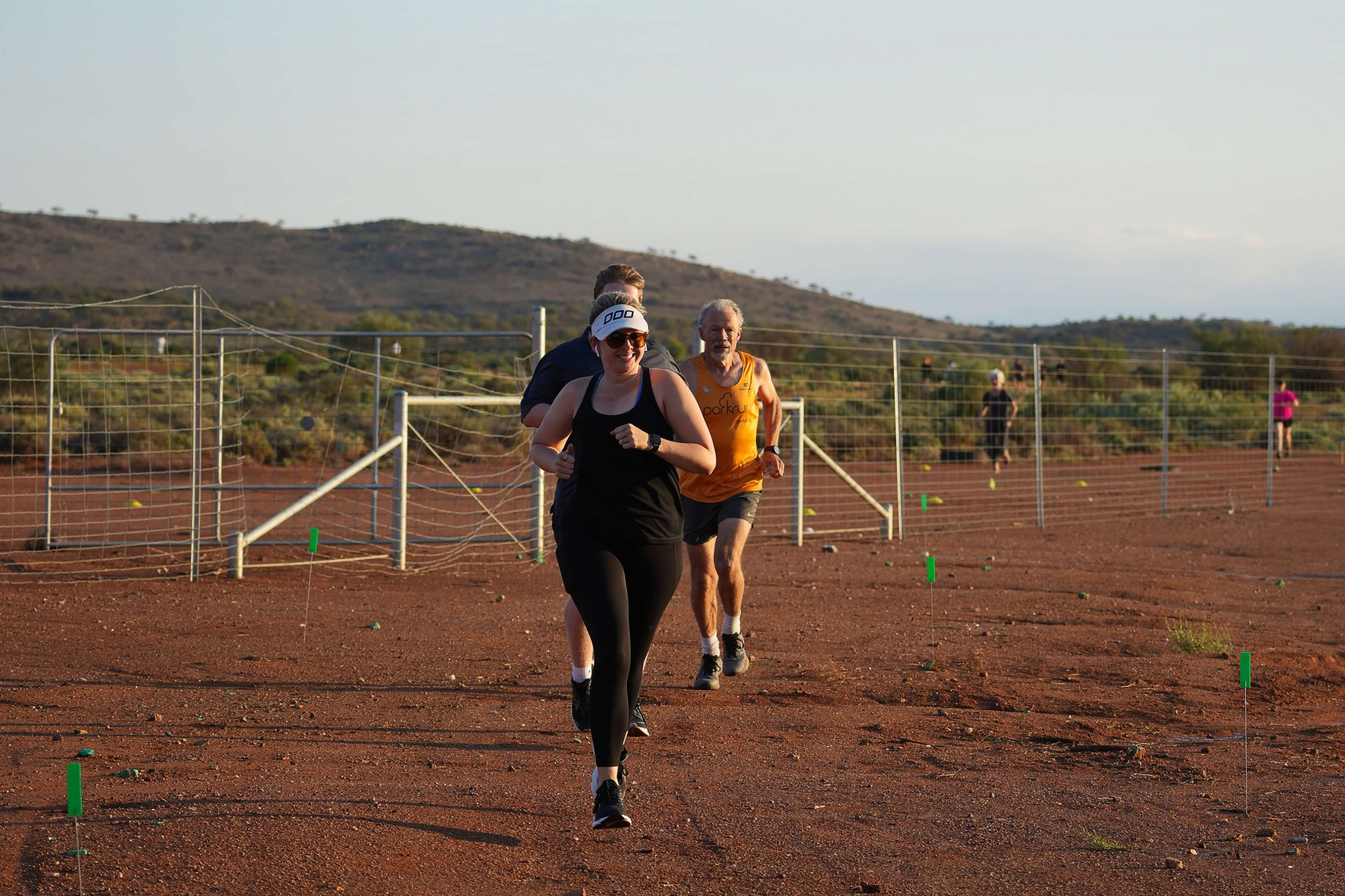 Women running