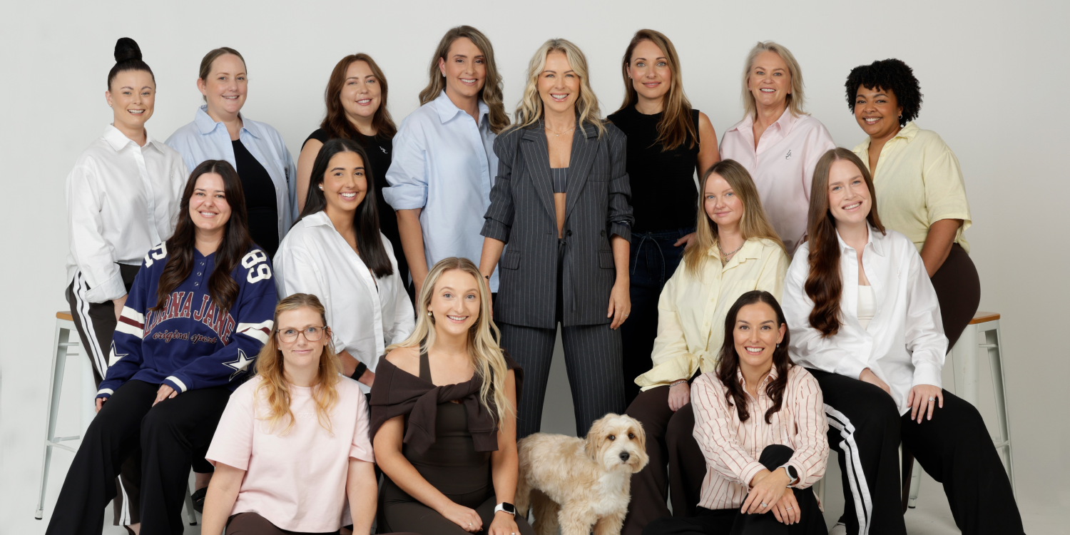 Women smiling at camera