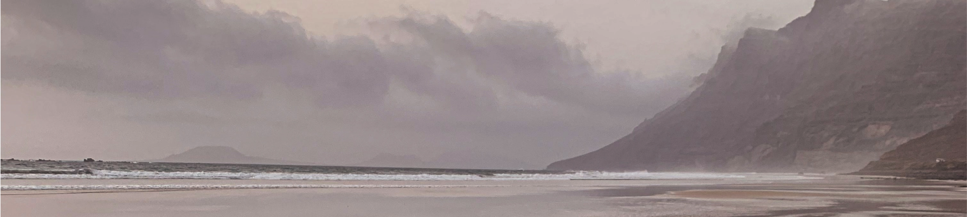 Beach and cloudy sky