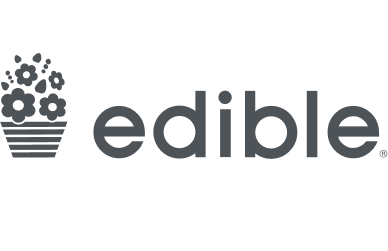 Edible logo